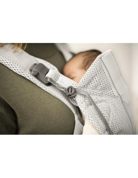 BabyBjorn - Marsupiu anatomic One Air - Silver, 3D