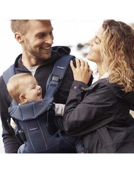 BabyBjorn - Marsupiu anatomic One Air - Navy Blue, 3D