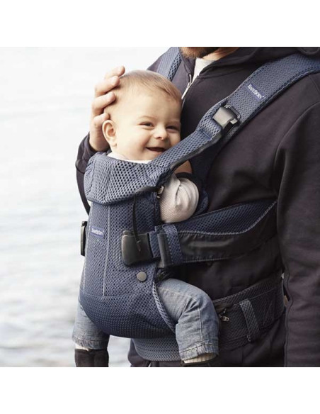 BabyBjorn - Marsupiu anatomic One Air - Navy Blue, 3D