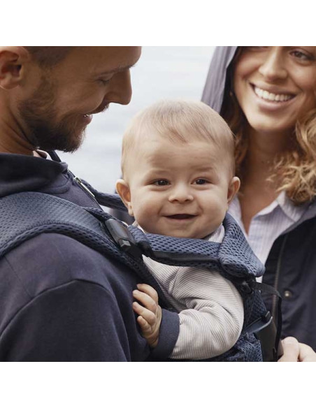 BabyBjorn - Marsupiu anatomic One Air - Navy Blue, 3D