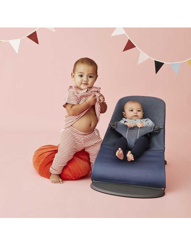 BabyBjorn - Balansoar Bliss Dove Blue, 3D Jersey,BS-006031A