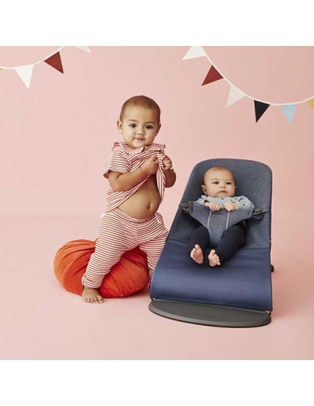 BabyBjorn - Balansoar Bliss Dove Blue, 3D Jersey,BS-006031A