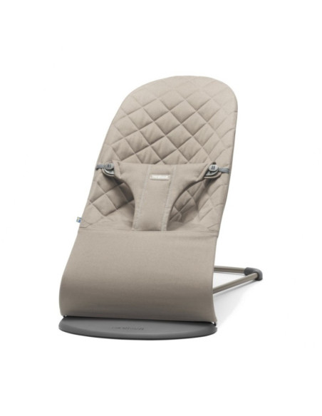 BabyBjorn - Balansoar Bliss Sand Grey, Bumbac,BS-006017A