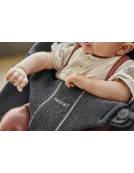 BabyBjorn - Balansoar Bliss Charcoal Grey, 3D Jersey,BS-006076A
