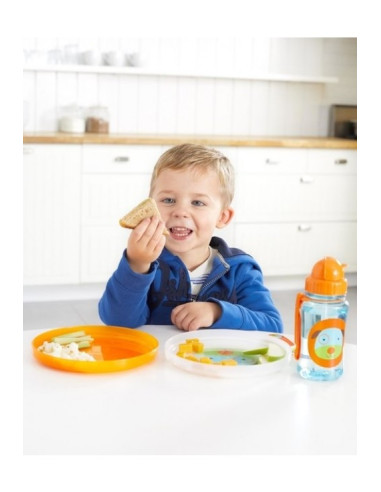 Skip Hop Set farfurii anti-alunecare Zoo - Catel,BS-252242