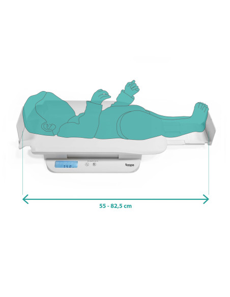 ZOPA - Cantar bebelusi digital 2 in 1: masoara greutatea si