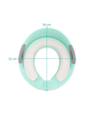 ZOPA - Reductor anatomic pentru toaleta, colac inclus Coach Ice