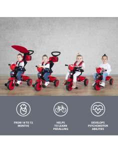 ZOPA - Tricicleta reglabila ZooGo Bee,BS-43168 2