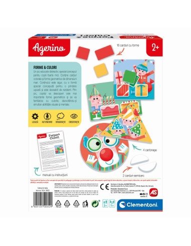 Joc Educativ Agerino Forme Si Culori,1024-50052