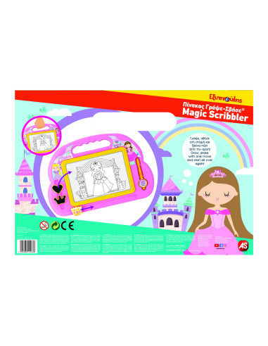 Tabla Magnetica Magic Scribbler Baby Princess,1028-12263