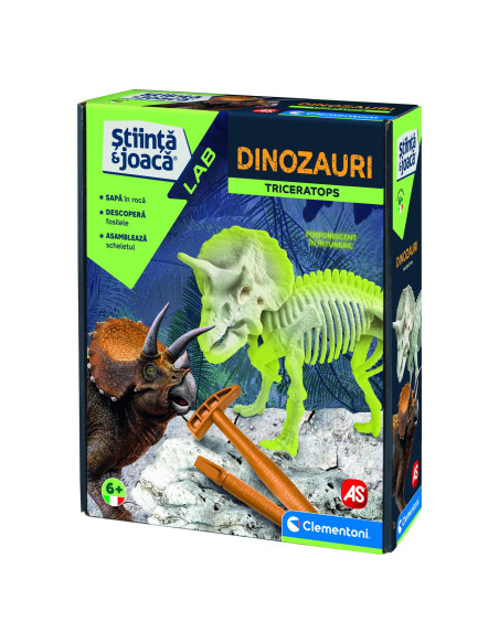Descopera Dinozaurul Triceratops,1026-50740