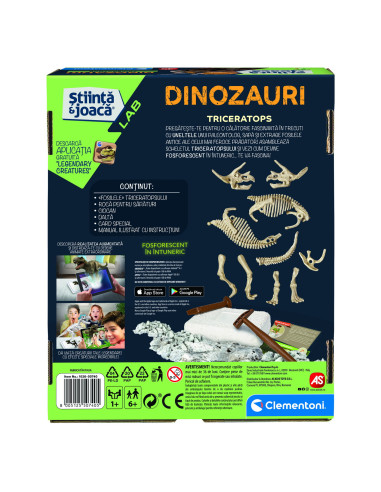 Descopera Dinozaurul Triceratops,1026-50740