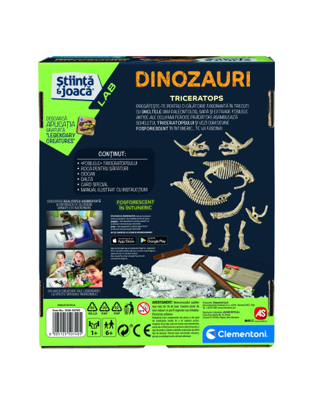 Descopera Dinozaurul Triceratops,1026-50740