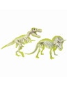 Descopera Dinozaurul T-rex & Triceraptor Fluo Stiinta Si