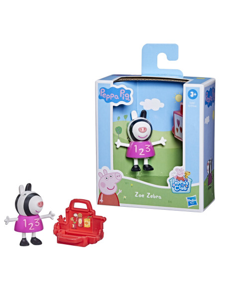 Peppa Pig Figurina Prietenii Amuzanti Zebra Zoe 7cm,F2179_F2207