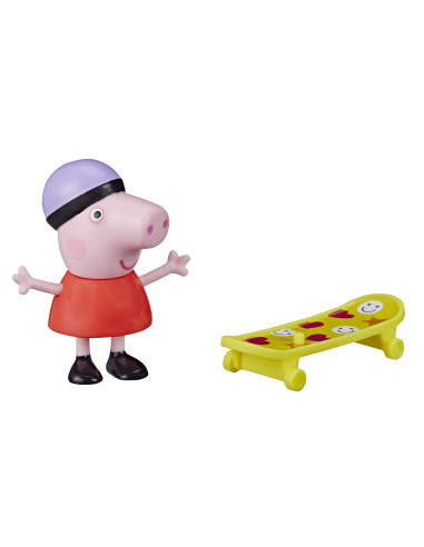 Peppa Pig Figurina Prietenii Amuzanti Peppa Pig Cu Skateboard
