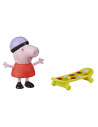 Peppa Pig Figurina Prietenii Amuzanti Peppa Pig Cu Skateboard