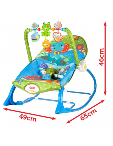 Leagan cu baterii pentru bebe, Roz,16759 Leagan cu baterii pentru bebe, Roz,16759