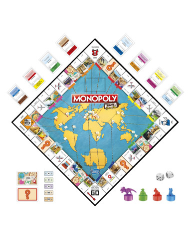 Joc Monopoly Calatoreste In Jurul Lumii,F4007