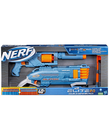 Nerf Blaster Set Duble Defense Elite 2.0,F5033