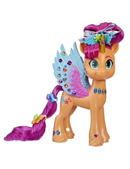 My Little Pony Ribbon Hairstyles Figurina Sunny Starscout,F3873