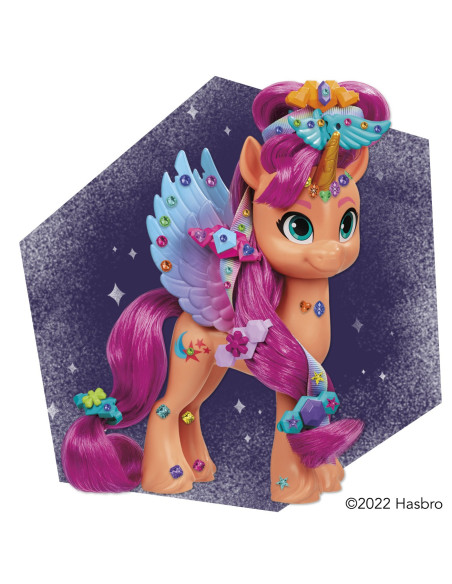 My Little Pony Ribbon Hairstyles Figurina Sunny Starscout,F3873