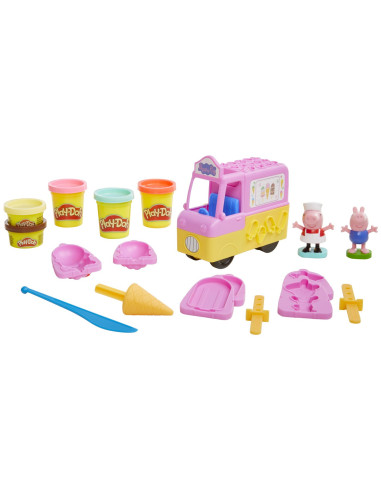 Play Doh Peppa Pig Si Masina De Inghetata,F3597
