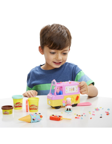 Play Doh Peppa Pig Si Masina De Inghetata,F3597