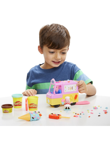 Play Doh Peppa Pig Si Masina De Inghetata,F3597