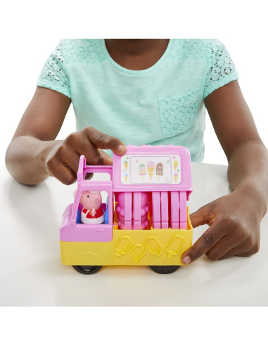 Play Doh Peppa Pig Si Masina De Inghetata,F3597