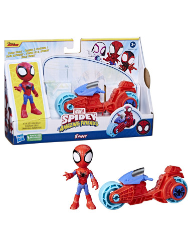 Spidey Prietenii Extraordinari Set Motocicleta Si Figurina