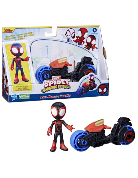 Spidey Prietenii Extraordinari Set Motocicleta Si Figurina