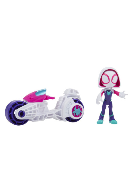 Spidey Prietenii Extraordinari Set Motocicleta Si Figurina