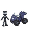 Spidey Prietenii Extraordinari Set Vehicul Si Figurina Black