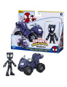 Spidey Prietenii Extraordinari Set Vehicul Si Figurina Black