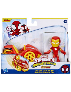 Spidey Prietenii Extraordinari Set Vehicul Si Figurina Iron