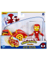 Spidey Prietenii Extraordinari Set Vehicul Si Figurina Iron