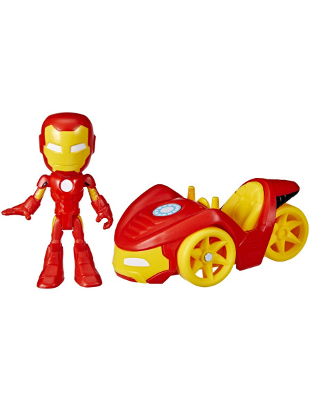 Spidey Prietenii Extraordinari Set Vehicul Si Figurina Iron