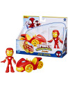 Spidey Prietenii Extraordinari Set Vehicul Si Figurina Iron