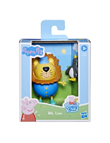 Peppa Pig Figurina Prietenii Amuzanti Mr Lion 7cm,F2179_F4390