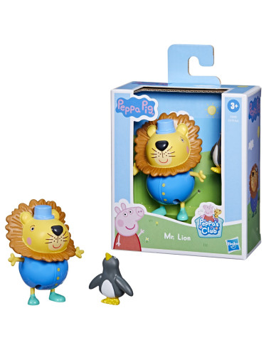 Peppa Pig Figurina Prietenii Amuzanti Mr Lion 7cm,F2179_F4390