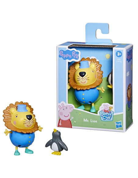 Peppa Pig Figurina Prietenii Amuzanti Mr Lion 7cm,F2179_F4390