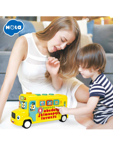 Autobuz Scolar Educativ Cu Sunete Si Lumini,3126