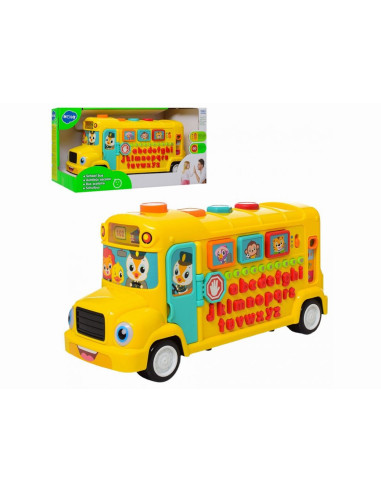 Autobuz Scolar Educativ Cu Sunete Si Lumini,3126