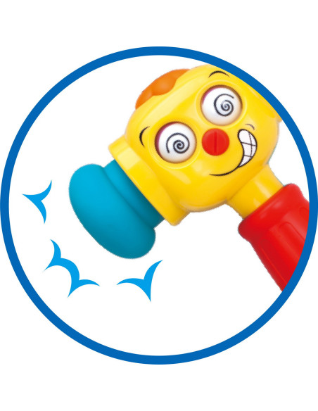 Ciocan Interactiv Si Educativ Cu Lumini Si Sunete,3115