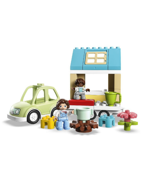 Lego Duplo Casa Pe Roti A Familiei 10986,10986