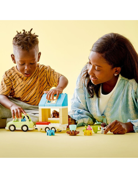 Lego Duplo Casa Pe Roti A Familiei 10986,10986