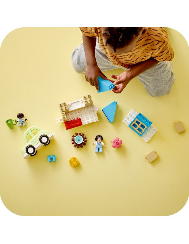 Lego Duplo Casa Pe Roti A Familiei 10986,10986