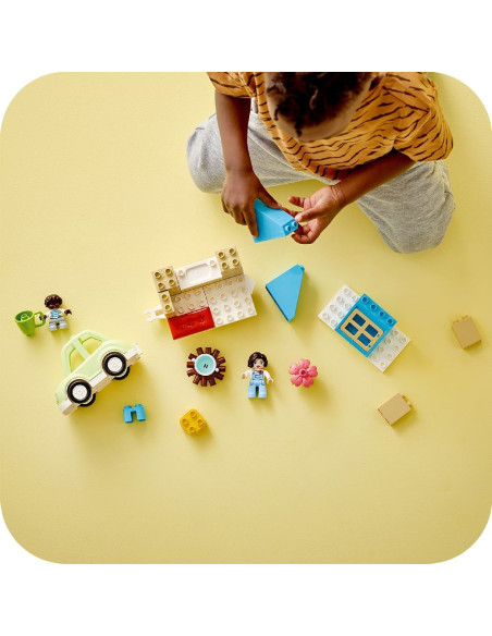 Lego Duplo Casa Pe Roti A Familiei 10986,10986