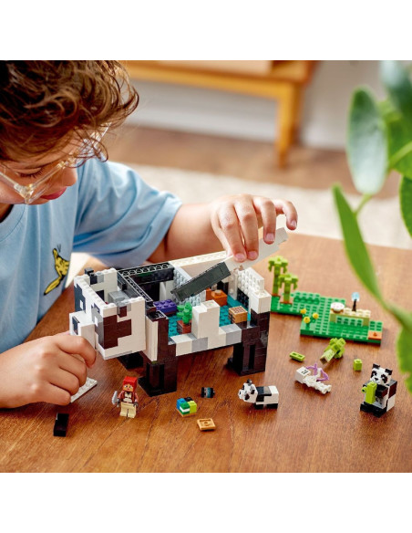Lego Minecraft Refugiul Ursilor Panda 21245,21245